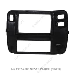 9INCH Car Radio Fascias For Nissan patrol Y61 1997-2006 Android GPS MP5 Stereo Player 2 Din Head Unit Panel Dash Frame Installat