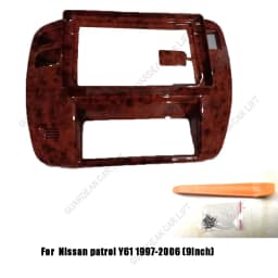 9INCH Car Radio Fascias For Nissan patrol Y61 1997-2006 Android GPS MP5 Stereo Player 2 Din Head Unit Panel Dash Frame Installat
