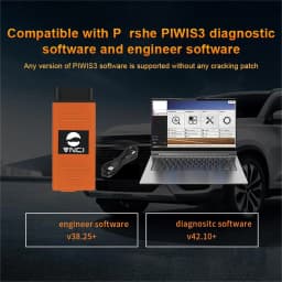 VNCI PT3G For PIWIS 3 and PIWIS 4 For Porsche Diagnostic Interface Compatible With for Porsche Software Drivers Plug and Play