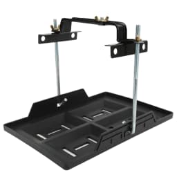 Battery Tray Bracket Kit Car Battery Hold Down Tray Bracket Set Recessed Slots Sturdy Construction for 27 30 31 Series Batteries