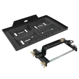 Battery Tray Bracket Kit Car Battery Hold Down Tray Bracket Set Recessed Slots Sturdy Construction for 27 30 31 Series Batteries