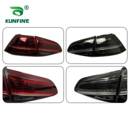 Pair Of Car Tail Light Assembly For Volkswagen VW Golf 7 Mk7 Golf 7.5 Mk7.5 2013 2014-2020 LED Brake Flowing Water Flicker
