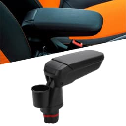 Central Armrest Box with Water Cup Holder Replacement for Mercedes Smart Fortwo Forfour 453 15-19 Car Cup Stand Water Cup Holder