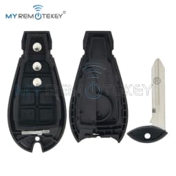 MYREMOTEKEY Remote Car Key Shell Fobik Key Case FCC GQ4-53T 3/4Buttons for Dodge RAM 2013 2014 2015 Jeep Cherokee 2014 2015