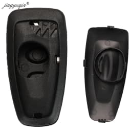 jingyuqin 5/10pcs Flip Remote Van Car Key Shell Case for Ford Transit Custom MK8 Cargo Tourneo Custom 2012+ Replacemnet
