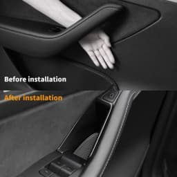 for Tesla Model 3/Y/Model YL Door Handle Storage Box, Front and Rear Door Storage and Organization Box, Storing Small Items