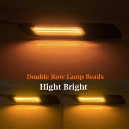 Dynamic Amber LED Side Marker Lights Turn Signal Lamp For BMW 5 Series F10 F11 F18 2011-2017 63137154168 BMW F10 Original Design