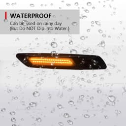 Dynamic Amber LED Side Marker Lights Turn Signal Lamp For BMW 5 Series F10 F11 F18 2011-2017 63137154168 BMW F10 Original Design