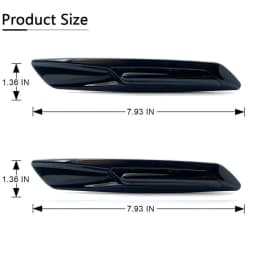 Dynamic Amber LED Side Marker Lights Turn Signal Lamp For BMW 5 Series F10 F11 F18 2011-2017 63137154168 BMW F10 Original Design