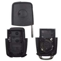 jingyuqin 10pcs 2/3/4 button Key Shell Case for VW Passat Polo Golf Touran Bora Ibiza Leon Octavia Fabia Remote Key blank