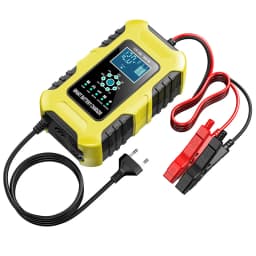 FOXSUR Car Battery Chargers 12V/10A 24V/5A Full Automatic AGM Wet Smart Battery Chargers Maintainer Portable Battery Chargers