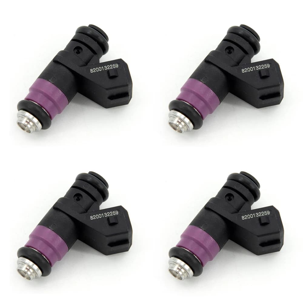 4Pcs 8200132259 Fuel Injector For Renault Megane 1.6 16v 31 T. KM Replacement Nozzle Injection Petrol H132259