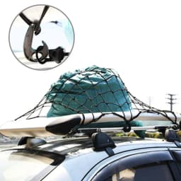 Universal Car Trunk Luggage Storage Cargo Organiser Nets 120x90cm Elastic Mesh Net with Hooks Auto Interior Accessories