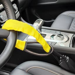 Universal Car Steering Wheel Lock With Seat Belt Buckles Sturdy Lock Theft Prevention Anti Device Lock For Truck SUV Van RV