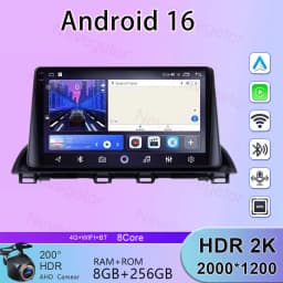 For Mazda 3 Axela 2014 - 2019 Mazda CX-4 CX4 2016 -2018 Car Radio Android Auto GPS Navigation Multimedia Video Player No DVD