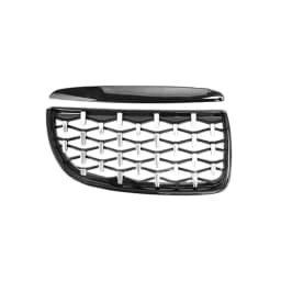 Front Bumper Kidney Grill Gloss Black Left&Right For 2005-2008 BMW 3 Series E90 320i 325i 325xi 330i 323i 328i 328xi 335i 335xi