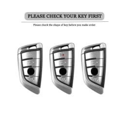 Zinc Alloy Car Key Case Cover for Bmw X1 X2 X3 X4 X5 X6 1 2 3 5 Series 2016 2017 2018 2019 2020 Key Holder Shell Accessories