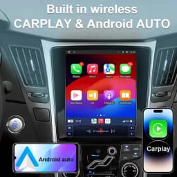 9.7" Android 16 Car Radio Carplay For Ford Fiesta Mk7 2009 2010 2012 2013 2014 2015 2016 Multimedia Player Stereo Screen DVD