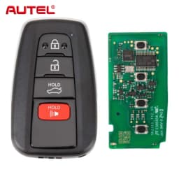1PCS Autel IKEYTY8A4BL IKEYTY8A4AL Universal Smart Remote Key 3+1 Buttons For Toyota For Autel Smart Key For KM100 IM508 IM608