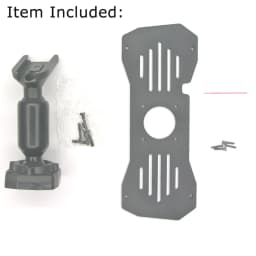 Interior Mirror Dash Cam Mount Arm with Metal Backplate for G840S/ G850/ G850Pro / G900 / G900Pro /G900 Tripro
