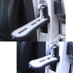 Extended Foldable Car Roof Rack Step Car Door Step Universal Latch Hook Auxiliary Foot Pedal Auto Rooftop Luggage Step Ladder