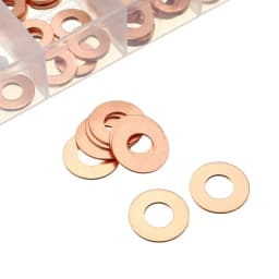 NEW Universal 150Pcs/Set Copper Diesel Injector Washer Seal Assortment Set Common Rail Injector Repair Kits