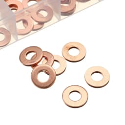 NEW Universal 150Pcs/Set Copper Diesel Injector Washer Seal Assortment Set Common Rail Injector Repair Kits