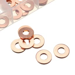 NEW Universal 150Pcs/Set Copper Diesel Injector Washer Seal Assortment Set Common Rail Injector Repair Kits