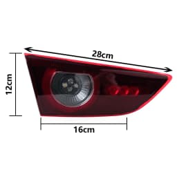 Car Rear Inside Tail Light For Mazda 3 Sedan 2019 2020 2021 LED Turn Signal Lamp Warning Brake Stop Light Car Accessories