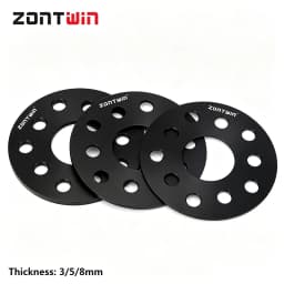 2Pieces 3/5/8/10/12/15mm Wheel Spacer Adapter PCD 5x112 CB 66.5mm 5Lug Suit For Benz-Audi Universal Car