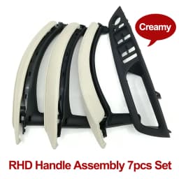 RHD Right Hand Driver Interior Door Armrest Leather Pull Handle Full Set For BMW X5 X6 E70 E71 E72 2007-2014