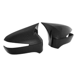 Bracingo Rearview Mirror Cover Fit For Honda Civic 8th 2006-2011 Gloss Black/Carbon Pattern Side Wing Mirror Cap Car Accessories