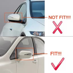 Bracingo Rearview Mirror Cover Fit For Honda Civic 8th 2006-2011 Gloss Black/Carbon Pattern Side Wing Mirror Cap Car Accessories