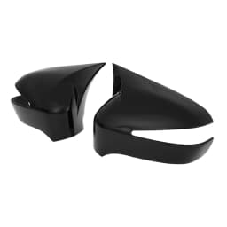 Bracingo Rearview Mirror Cover Fit For Honda Civic 8th 2006-2011 Gloss Black/Carbon Pattern Side Wing Mirror Cap Car Accessories