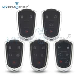 MYREMOTEKEY Smart Car Key Fob Shell Remote Case FCC HYQ2AB HYQ2EB for Cadillac Escalade ESV ATS CTS SRX XTS 3/4/5/6 Buttons