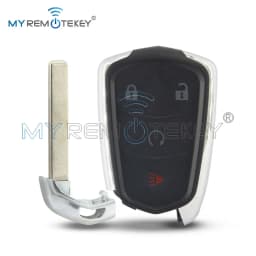 MYREMOTEKEY Smart Car Key Fob Shell Remote Case FCC HYQ2AB HYQ2EB for Cadillac Escalade ESV ATS CTS SRX XTS 3/4/5/6 Buttons