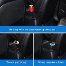 Car Armrest With Cup Holder for Car Universal Armrest Storage Box Arm Elbow Supportor Soft Elbow Suppoty Cushion Auto Accessorie
