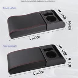 Car Armrest With Cup Holder for Car Universal Armrest Storage Box Arm Elbow Supportor Soft Elbow Suppoty Cushion Auto Accessorie