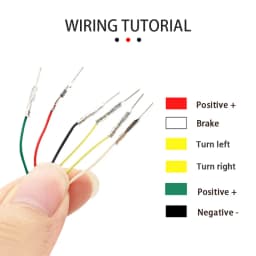 SEAMETAL 120cm Led Spoiler Light Universal Carbon Fiber Car Rear Spoiler Flow Lamp The Third Brake Light Stop Signal Lights 12V