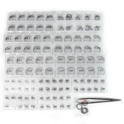 New!555PCS Common Rail Injector Repair Adjustment Washer Shims for Bo-sch for Den-so,B11,B12,B13,B14,B16,B22,B25,B26,B27.B31,B48