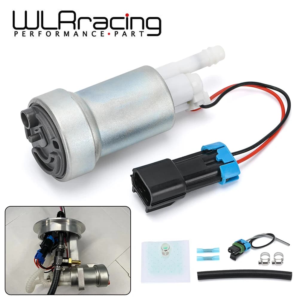WLR - E85 Compatible Racing High Performance internal 450LPH Fuel Pump For Nissan Skyline Subaru WRX F90000267 & Install Kit