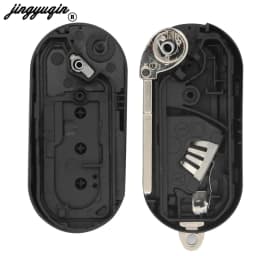 Jingyuqin 3Button 433Mhz Remote Key Dehilp Marelli System For Lancia Delta Musa Ypsilon Abarth 500 Punto id46 PCF7946 fob
