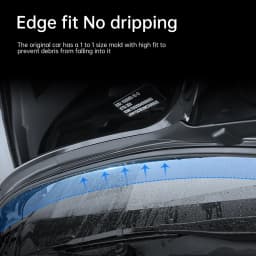 YZ Front Hood Dust Proof Seal Waterproof Strip For Tesla Model Y 3 Car Accessories Air inlet protective cover 2018-2023