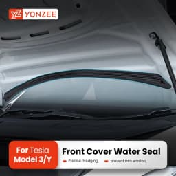 YZ Front Hood Dust Proof Seal Waterproof Strip For Tesla Model Y 3 Car Accessories Air inlet protective cover 2018-2023
