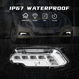 2128200756 2128200856 DRL For Mercedes Benz W212 E350 E550 E63 2010 2011 2012 2013 2014 2015 2016 LED Daytime Running Lights 12V