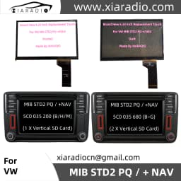 Wholesale 6.33 Inch Touch Screen TDO-WVGA0633F00039 WVGA0633F00045 For VW MIB STD2 PQ Car Multimedia Navigation Radio