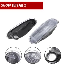 2pcs Car Front Side Marker Parking Lights Light Housing Shells For VW Beetle 1998 -2005 No Bulb/Socket