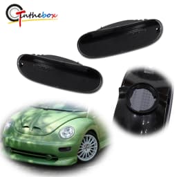 2pcs Car Front Side Marker Parking Lights Light Housing Shells For VW Beetle 1998 -2005 No Bulb/Socket