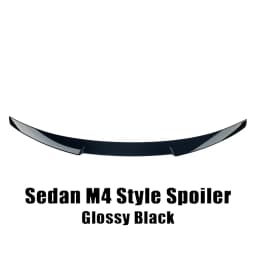 XVIP Car M4 Style Roof Spoiler Glossy Black Wings For BMW 3 Series G20 G28 2019-2022 330i 330e Sedan ABS Ducktail Trunk Spoilers