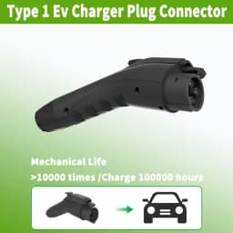 Portable EV Charger Plug SAE J1772 Connector Type 1 16A 32A 40A 50A for USA Electric Car Vehicle Charging Station EVSE Wallbox